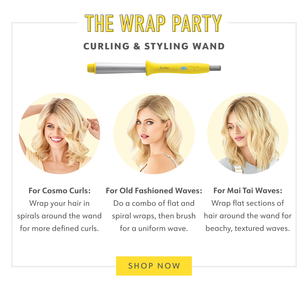 Drybar clearance wand tutorial